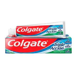Pasta dental colgate triple acción de 150ml