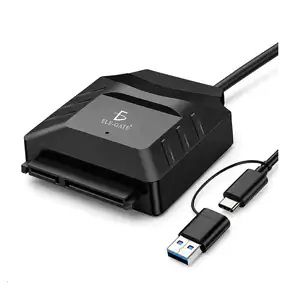 Cable adaptador para discos duros de 2.5 pulgadas, doble salida, usb …