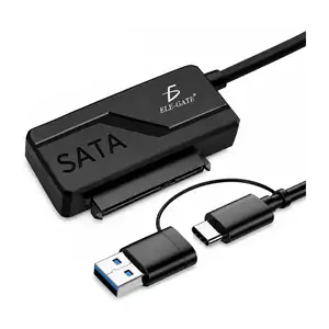 Cable adaptar para discos duros y tarjetas sd con cable de doble sali…