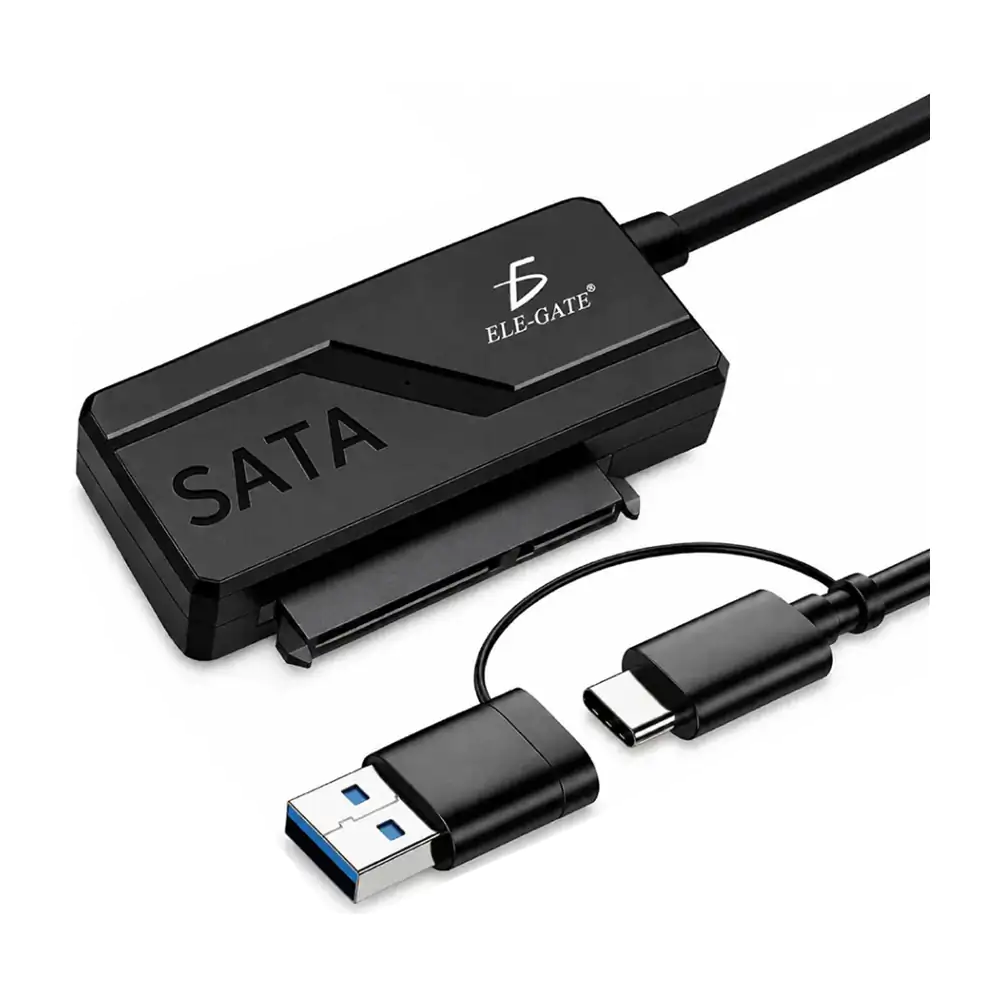 Cable adaptar para discos duros y tarjetas sd con cable de doble sali…