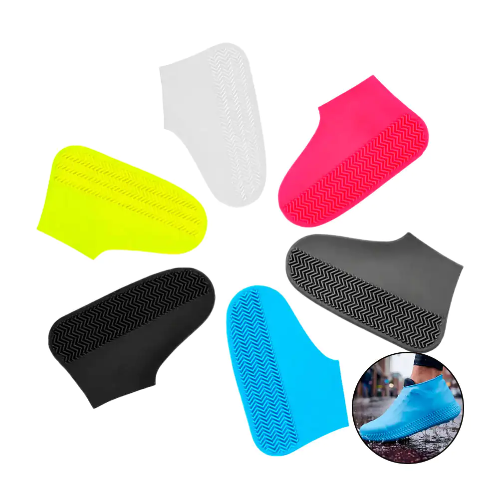 Cubre zapatos, diseño impermeable de plástico, antideslizantes, varie…