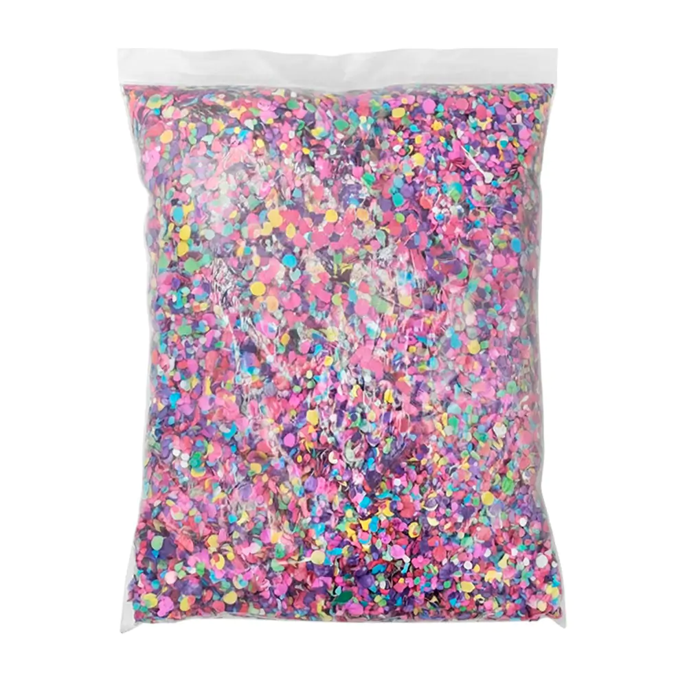 Bolsa grande de confeti multicolor, 300gr aproximadamente / confeti