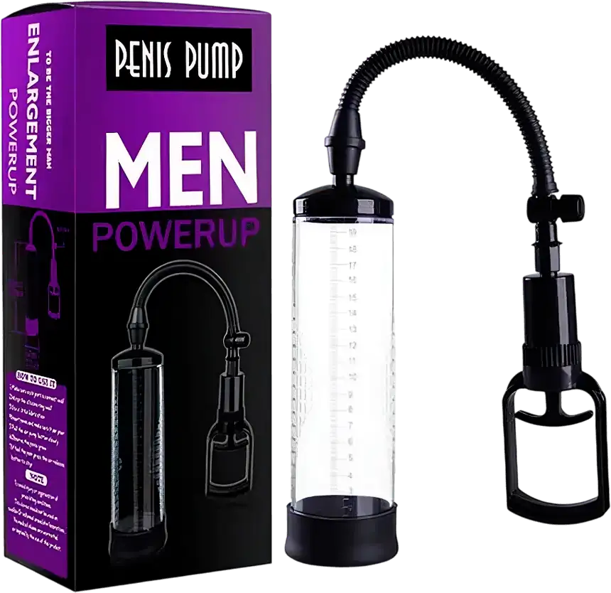 Masturbador masculino con succión al vacio, diseño manual para engrosar y alargar el miembro