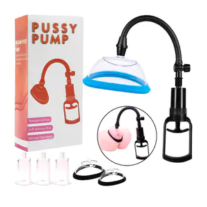 Succionador manual femenino con manguera y 5 puntas intercambiables