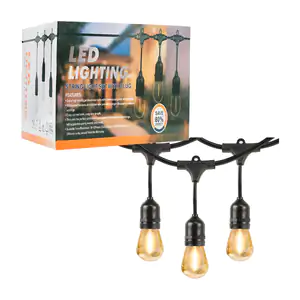 Serie guirnalda con 20 focos - bombillas led de luz cálida con modos …
