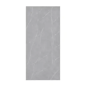 Rollo con papel tapiz de 120x290cm con estampado de mármol gris con d…