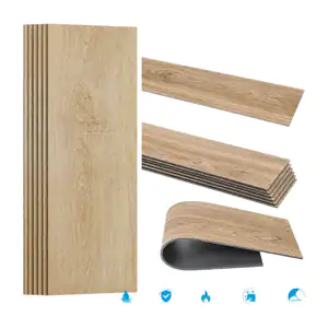 Paquete con 36 tiras de piso vinílico auto adhesivo de 15.24x91.44cm …