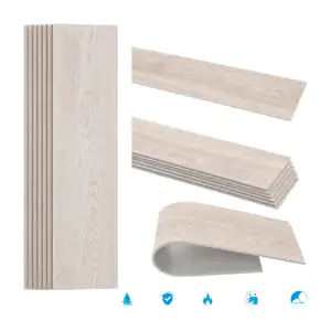 Paquete con 36 tiras de piso vinílico auto adhesivo de 15.24x91.44cm …