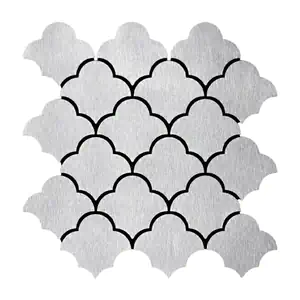 Paquete con 5 paneles adhesivos con diseño árabe y efecto mármol para…