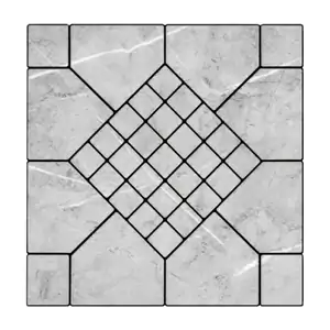 Paquete con 5 paneles adhesivos con diseño moderno de 30x30cm y efect…