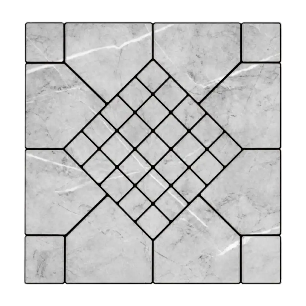 Paquete con 5 paneles adhesivos con diseño moderno de 30x30cm y efect…