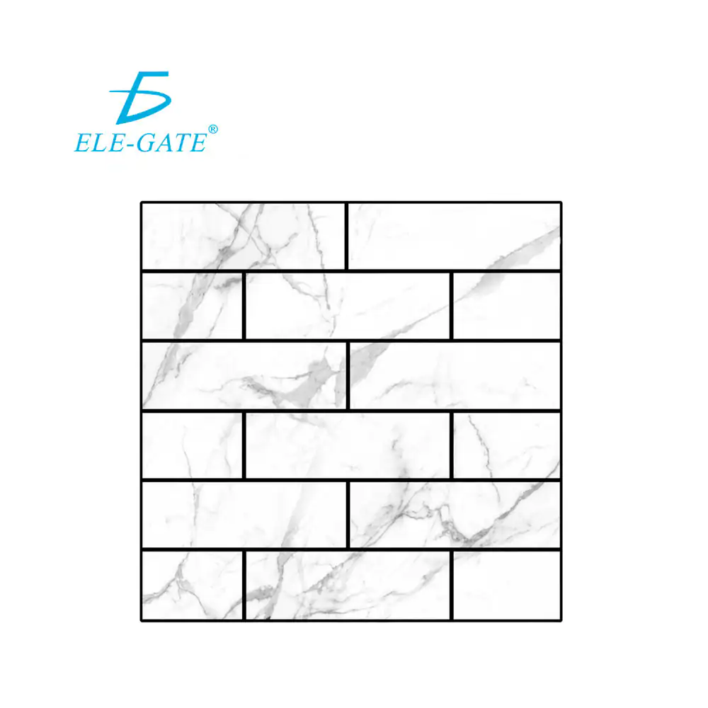 Paquete con 5 paneles adhesivos con diseño tipo ladrillo de 30x30cm y…