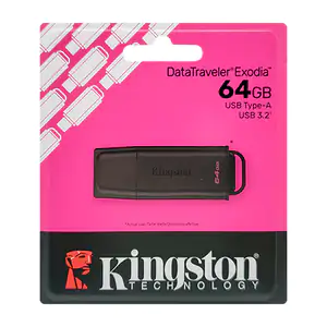 Memoria usb 3.2 data travel exodia kingston color negro de plástico c…