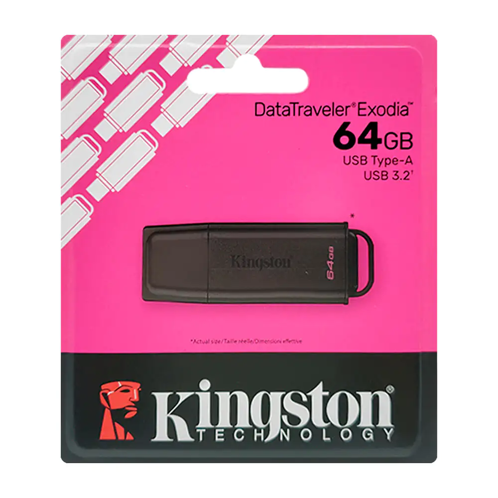Memoria usb 3.2 data travel exodia kingston color negro de plástico c…