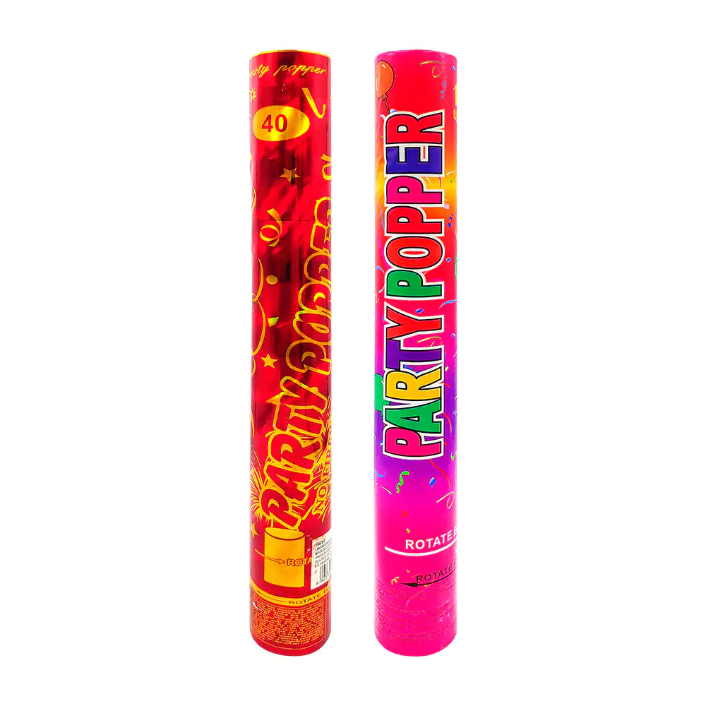 Bazuca / cañón lanza confeti party popper de 40cm aprox, variedad de …