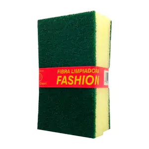 Paquete con 2 fibras esponjas rectangulares fashion para trastes, 8x1…
