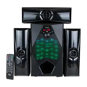 Bocina altavoz fol, 3 altoparlantes, sonido potente, pantalla led, rg…
