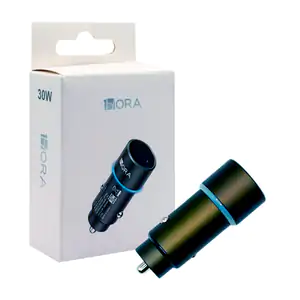 Plug cargador para coche, 1hora con entrada usb-c, carga rapida / gar…