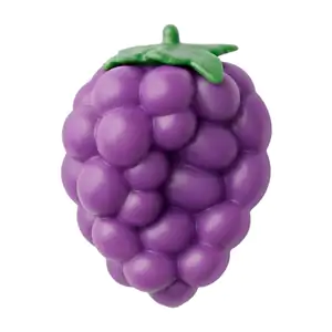 1pza squeeze antiestrés en forma de uva, pequeña con relleno de espum…
