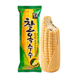 1pza paleta lotte coreana en forma de elote con helado y cobertura cr…