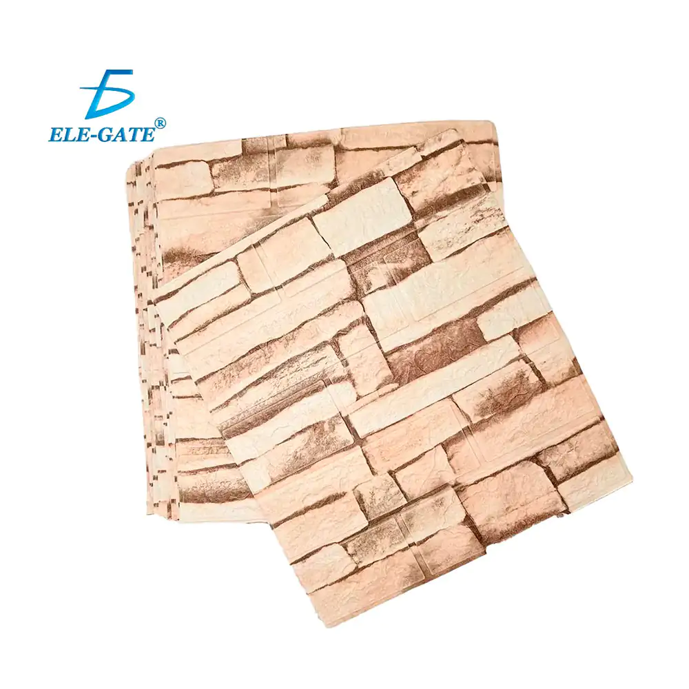 Paquete con 10 cuadros de papel tapiz de 38x35cm con diseño rudimenta…