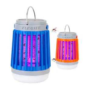 Lámpara uv mata mosquitos recargable con panel solar, variedad de col…