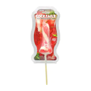 1pza paleta comestible de caramelo sabor fresa con mojito con diseño …