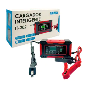 Cargador inteligente con arrancador de emergencia, protección múltipl…