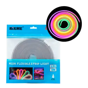 Tira led rixme de 5mts con 12v en color blanco neón / it-2210-b
