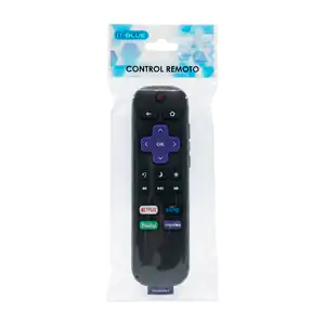 Control remoto it blue compatible con roku tv y 4 botones de acción r…