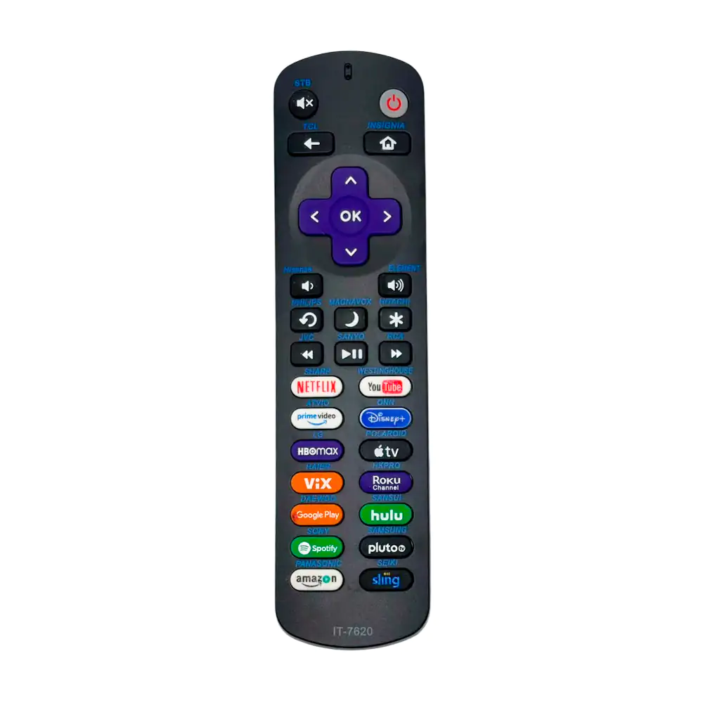Control remoto it blue compatible con roku tv y 14 botones de acción …