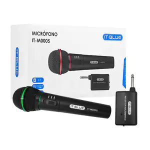 Micrófono 2 en 1, alámbrico o inalámbrico diseño compacto y ligero + …