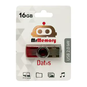 Memoria usb 2.0 flash drive mrmemory en color rojo, capacidad de 16gb