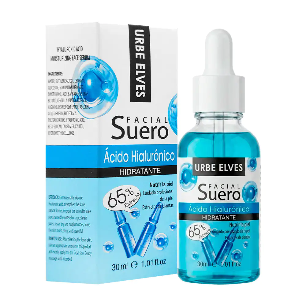 Suero facial urbe elves hidratante con extracto de acido hialurónico …