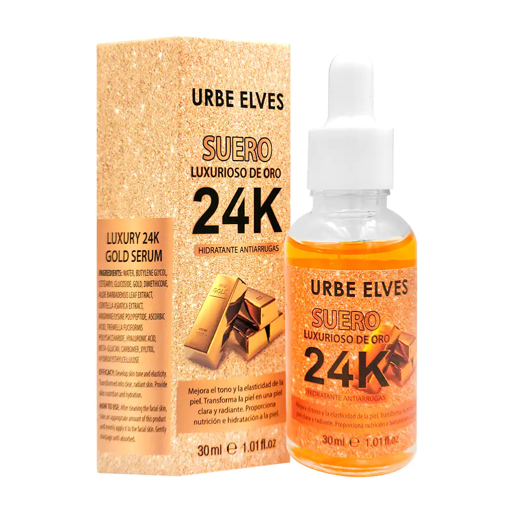 1pza Serum facial urbe elves antiarrugas con esencia de oro de 34k y …