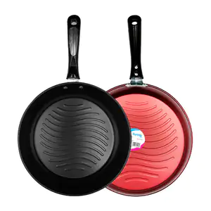 Sartén parrilla konnig antiadherente de 28cm con mango de plástico co…
