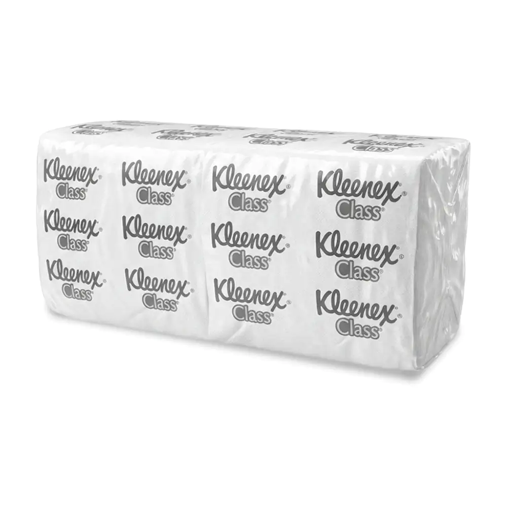 Paquete con 200 servilletas kleenex class de doble hoja