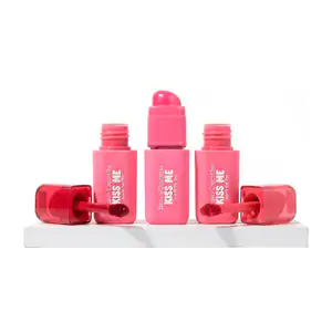 1pza tinta en gel multifuncional para labios y mejillas kiss me 3.3 g…