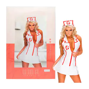 Lencería disfraz con temática de enfermera tipo vestido + accesorios,…