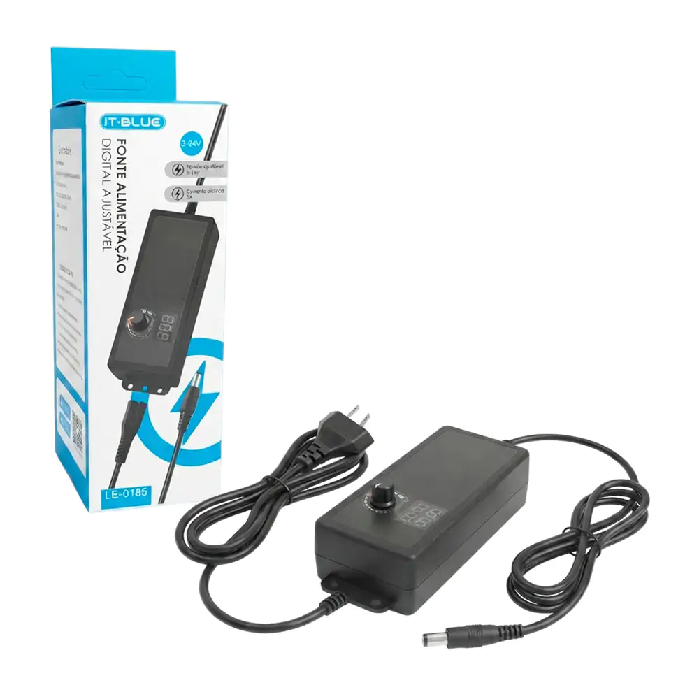 Fuente de alimentación de 3-24v con voltaje ajustable y corriente de …