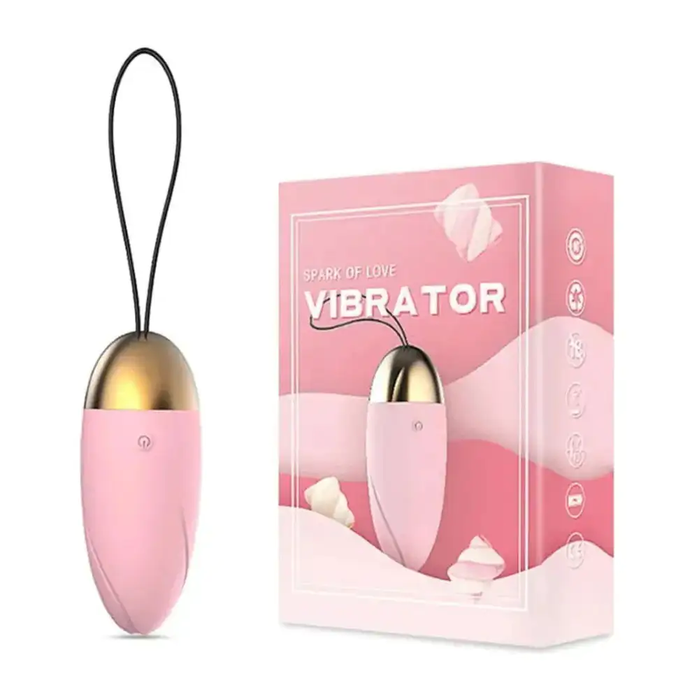Vibrador consolador en forma de huevo 9 cm con velocidad constante
