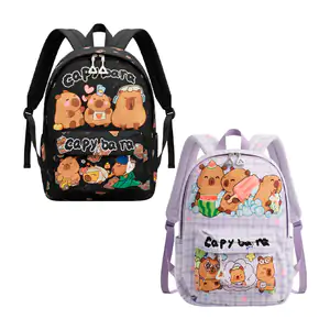 Mini mochila infantil de 2 compartimentos con estampado y frase de ca…
