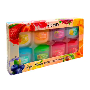 Paquete con 8 mini balsamos para labios con extractos naturales, 7g, …