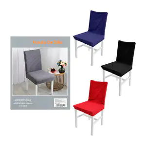 Funda afelpada con diseño de cuadros y elástico para silla, variedad …