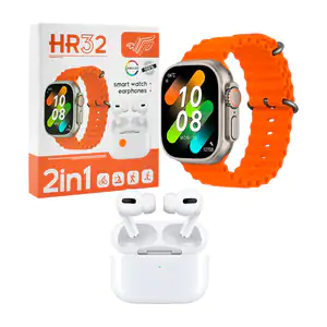 Combo 2en1 de smart watch + audífonos inalámbricos con bluetooth, alt…