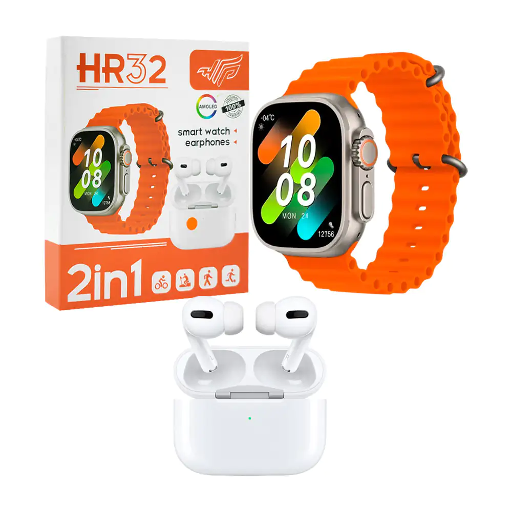 Combo 2en1 de smart watch + audífonos inalámbricos con bluetooth, alt…