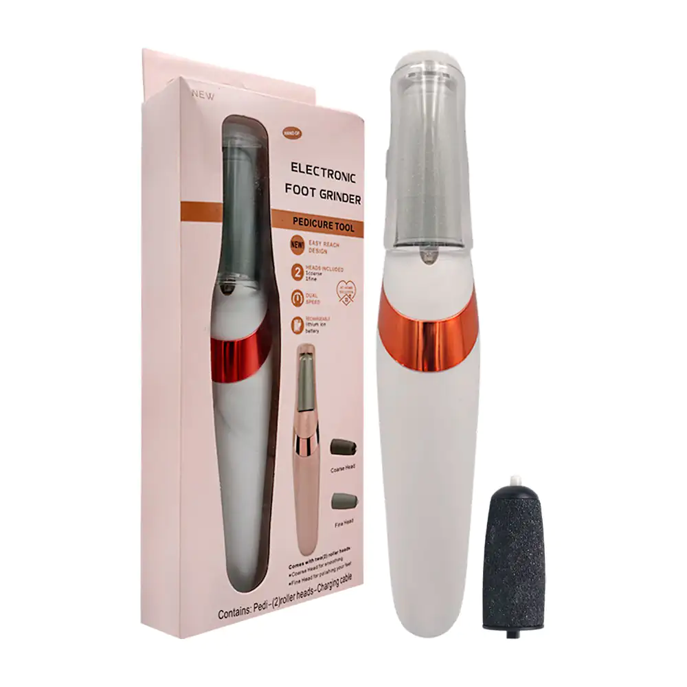 Paquete con limador para uñas eléctrico, recargable con lima intercam…
