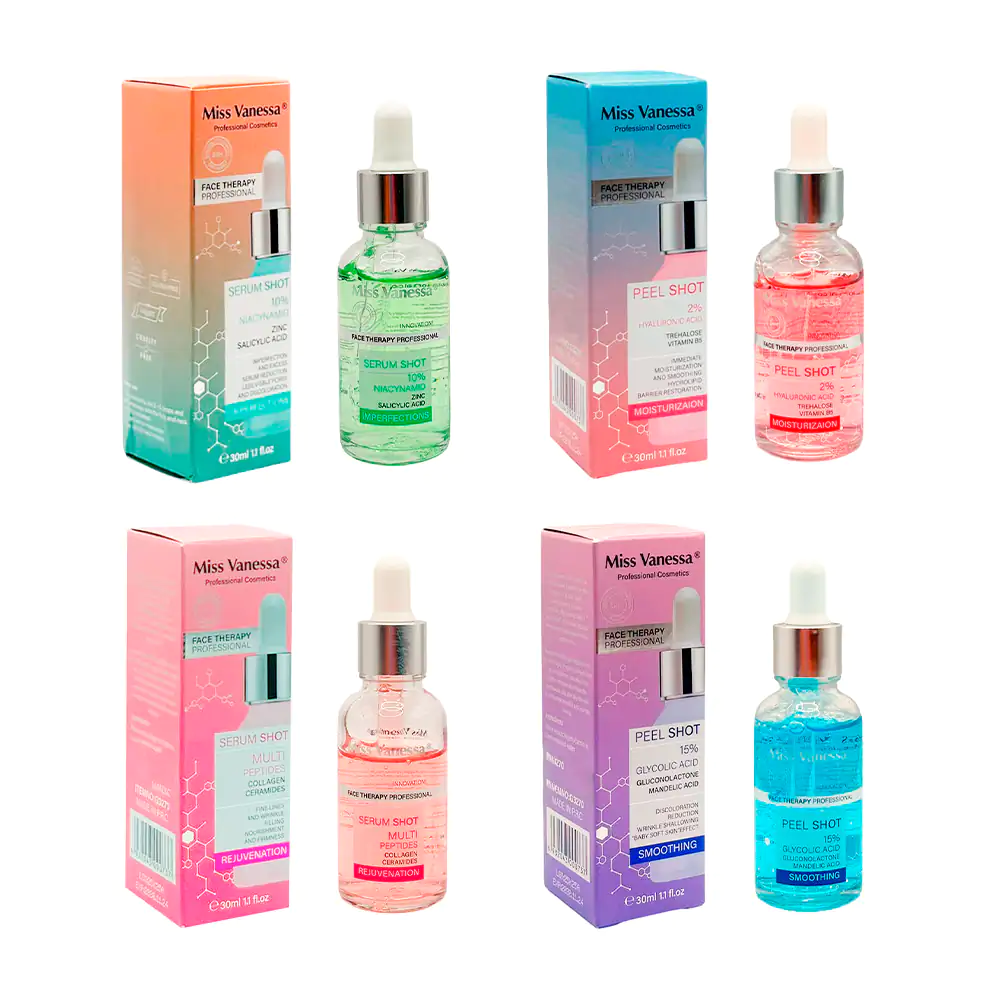 Serum facial miss vanessa con extractos naturales para la recuperació…