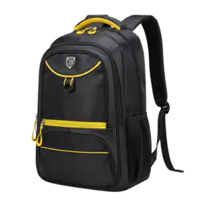 Mochila de 3 compartimentos de tela impermeable y cierre fontal + det…