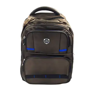 Mochila con 4 compartimentos de tela impermeable y doble cierre front…